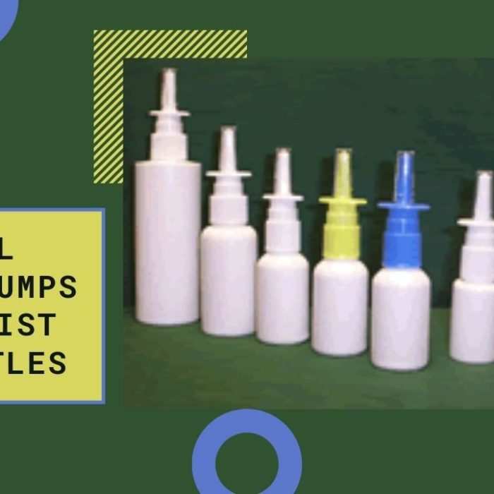 Nasal Spray Pump Fine Mist with HDPE White Bottles